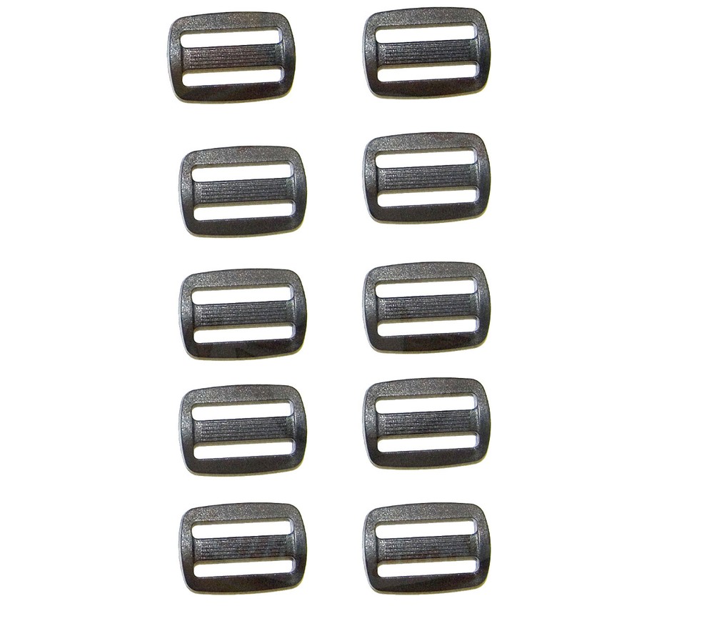 Webbing Slide, Triglide, for 1½" Inch Webbing, Acetal Plastic, 10 Pc. Set