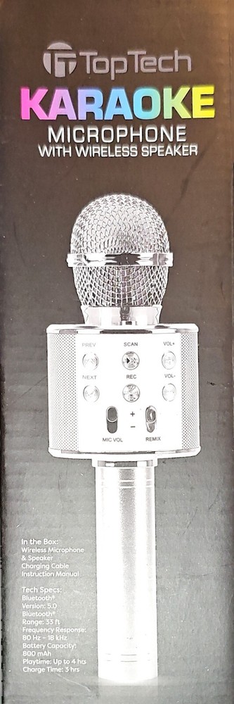 top tech karaoke microphone With Wireless Speaker