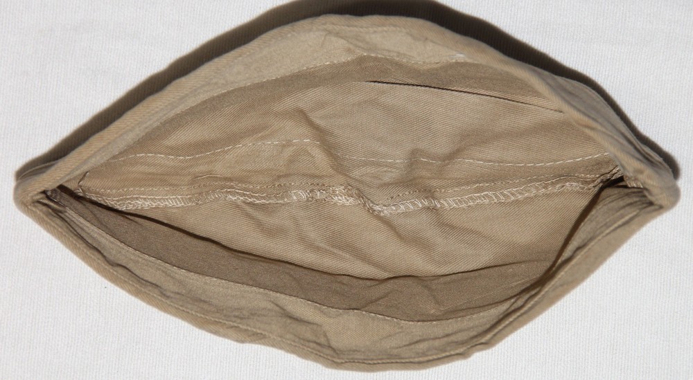 ORIGINAL WWII KHAKI COTTON GARRISON CAP