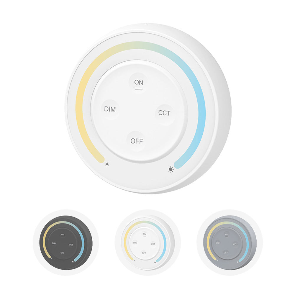 S1-G - 1-Zone 2.4G Sunrise Remote (Color Temperature) Grey
