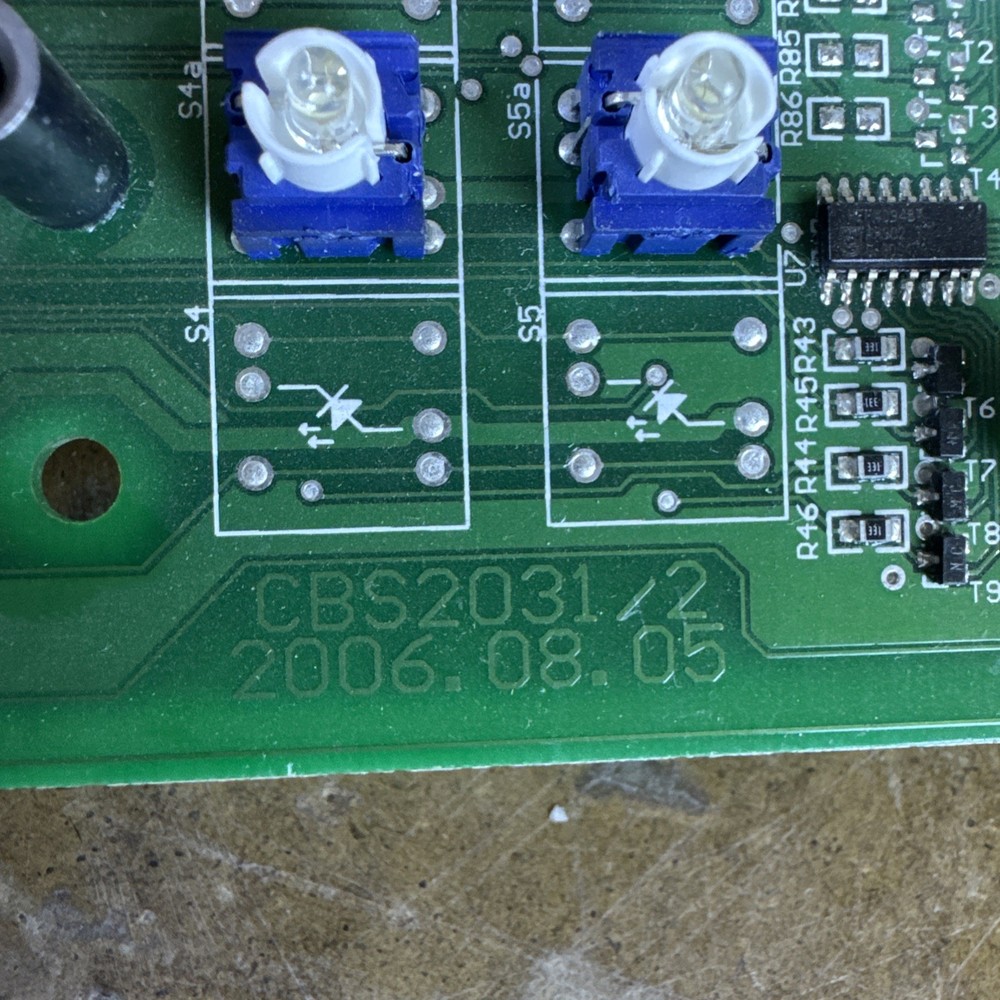 Fetco CBS2031/2 D2P Board Switching Assembly, 8 Keys 2006