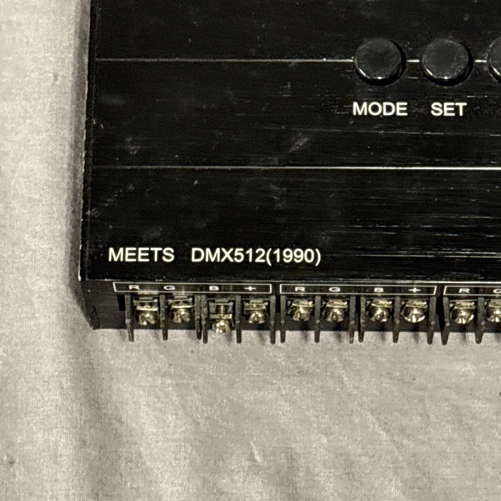 4 Channel MEETS DMX512(1990) LED Controller Decoder RGBW PWM Untested READ