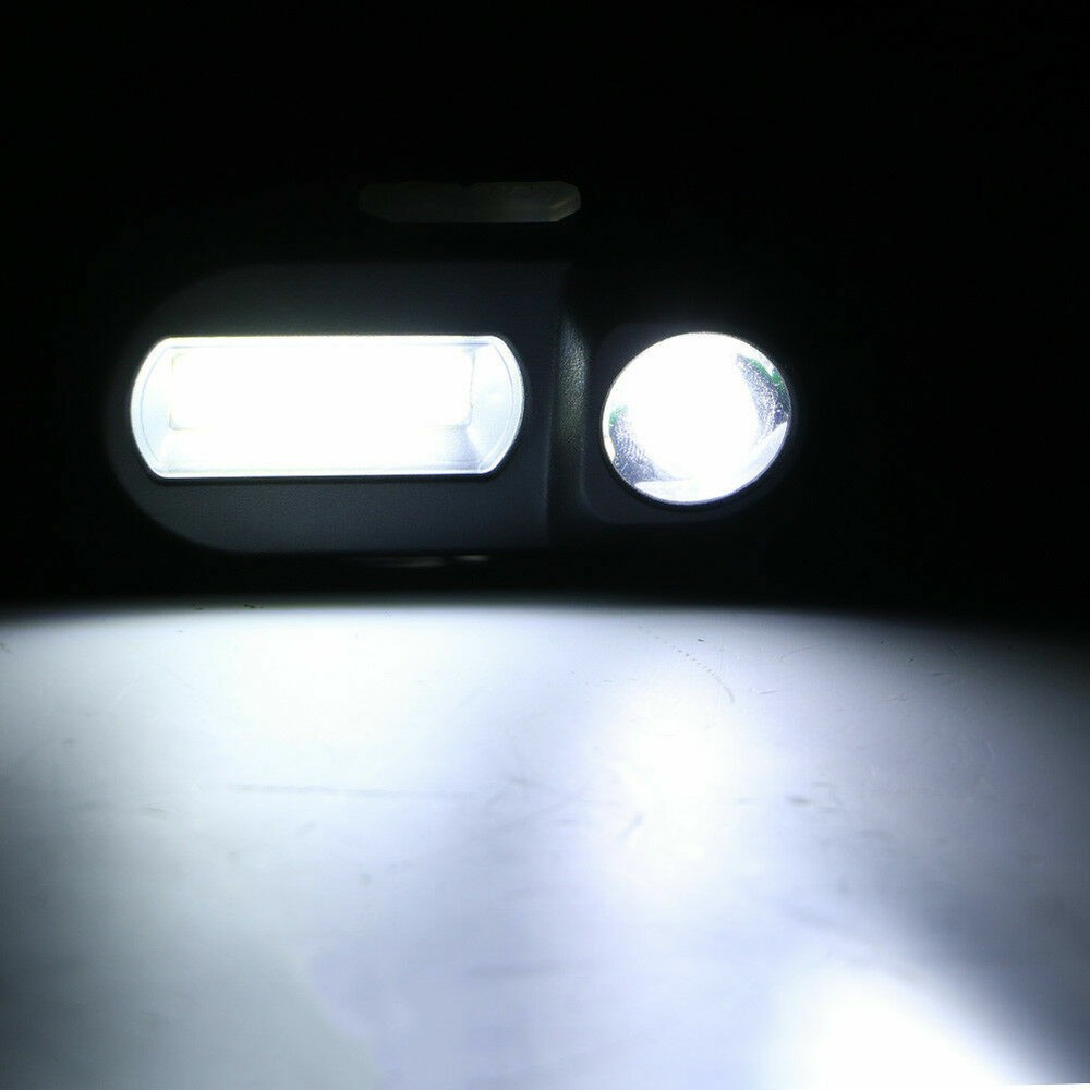COB LED headlamp USB Headlight head light Lamp Torch Flashlight Lanterns