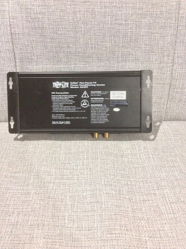 Tripp Lite AV2FP Tripp Lite Isobar AV2FP Flat Panel Power Conditioner FREE SHIP