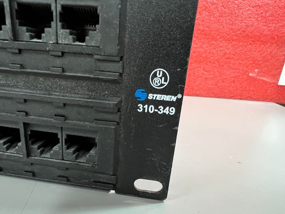 Steren 310-349 Cat 6 48-Port Loaded Patch Panel