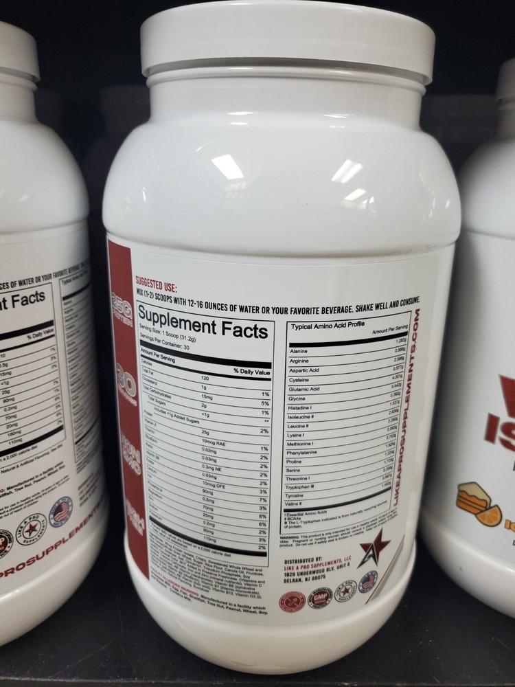 Like A Pro Premium Whey Protein Isolate Cinnamon Crunch Cereal