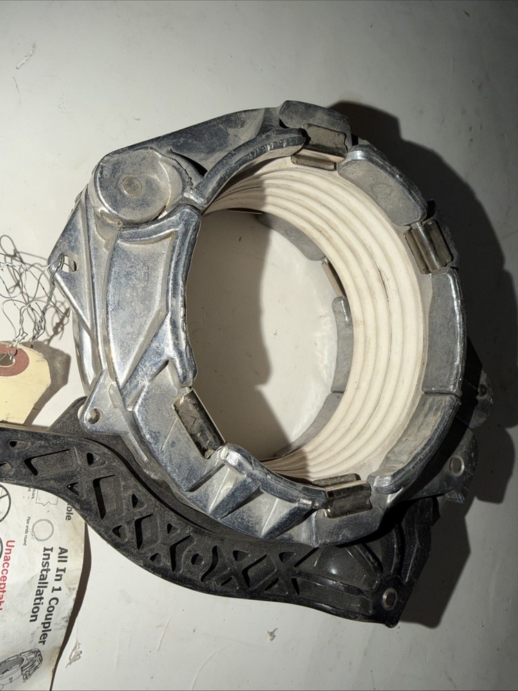 BTC-A1-4 4" Aluminum A1 Coupler With Solid Gasket Composite Cam Handle