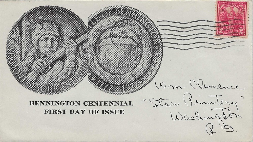 FDC   #643-3    --  Roessler    --  Bennington   cancel