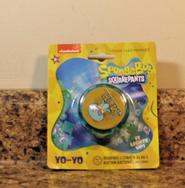 Nickelodeon SpongeBob SquarePants Squidward Light Up YO-YO New