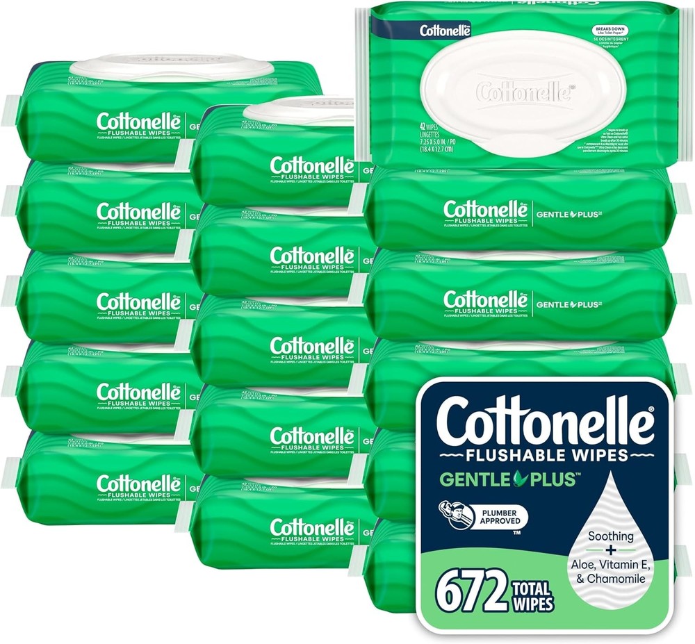 Aloe Flushable Wet Wipes Pack