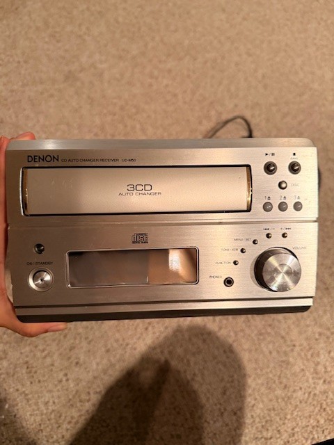 USED- DENON personal component system UD-M50 & MISSION SPEAKER SYSTEM MS- 50