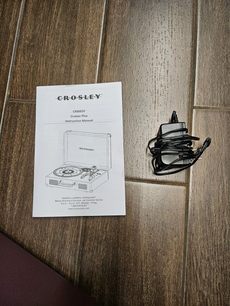 Crowley Plus Portable Turntable 3 Speed Turntable Bluetooth Record Player New