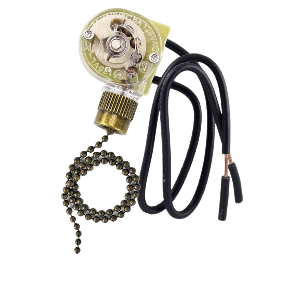 Bronze Electronic Switch for Ceiling Fan Safe Installation Guide Included
