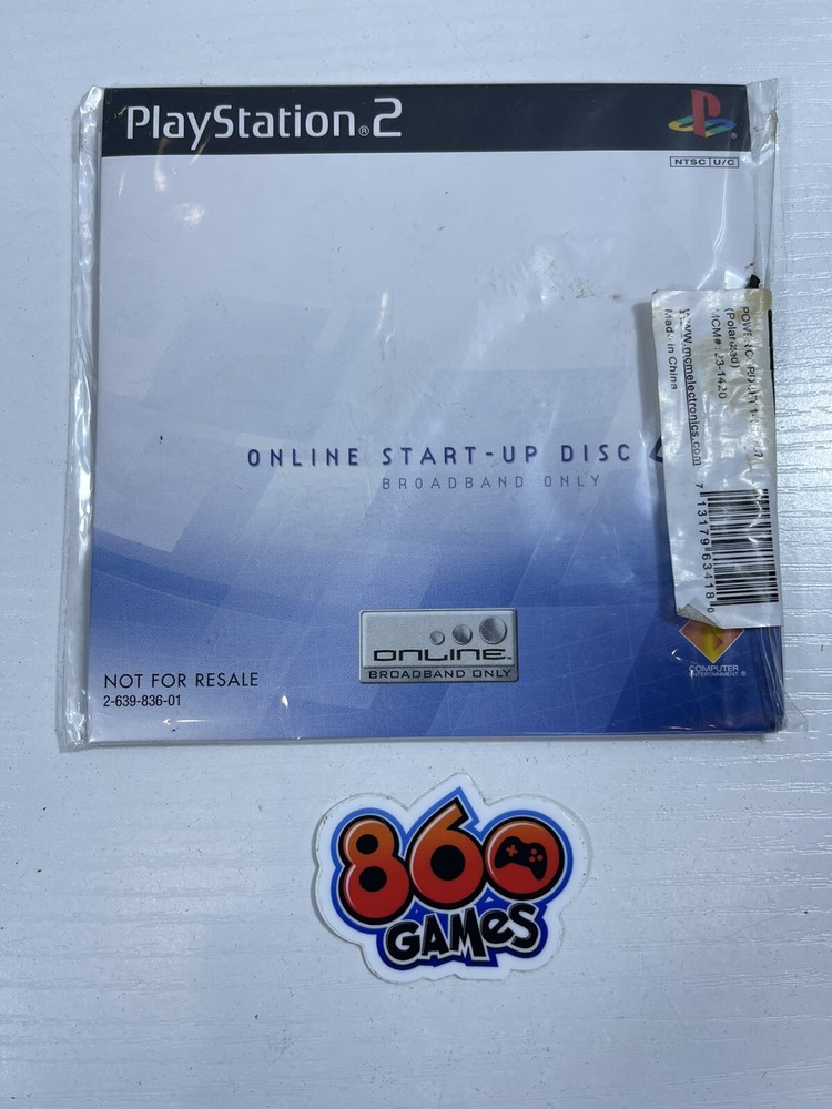 PlayStation 2 Online Start-up Disc 4.0 - New