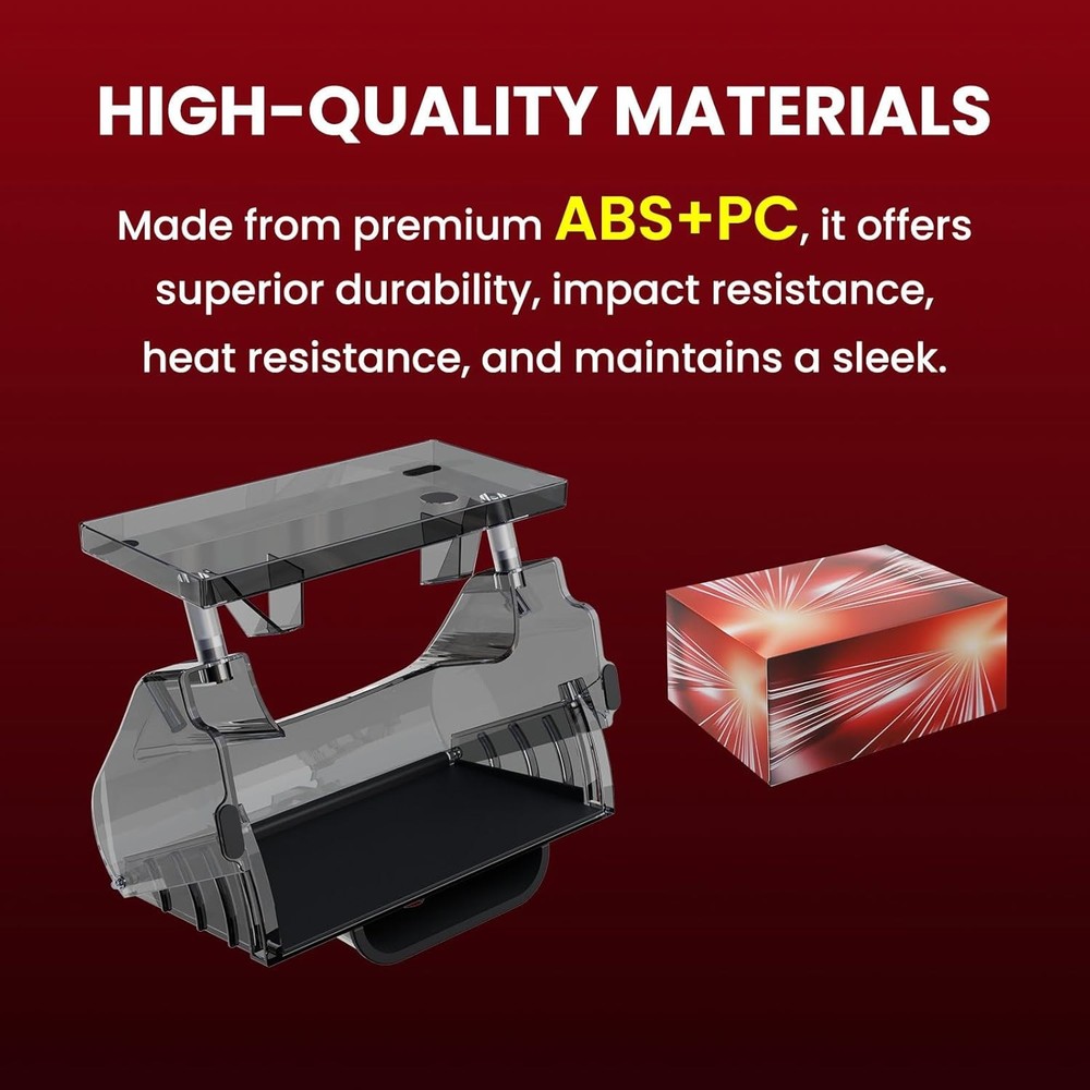 Concealable in-car storage compartment, black