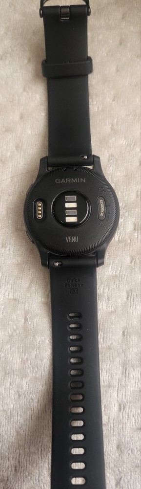 Garmin Venu GPS Smartwatch Bright AMOLED Display Black with Slate