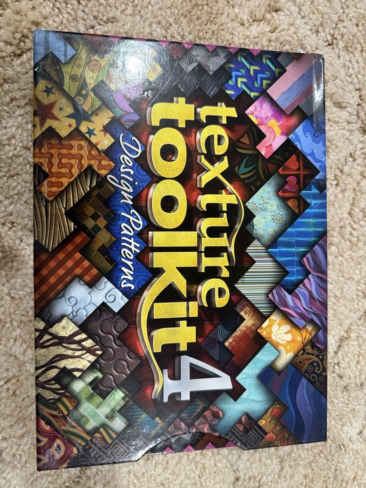 Digital Juice Texture Toolkit 4 Design Patterns w/ Case & install Disc