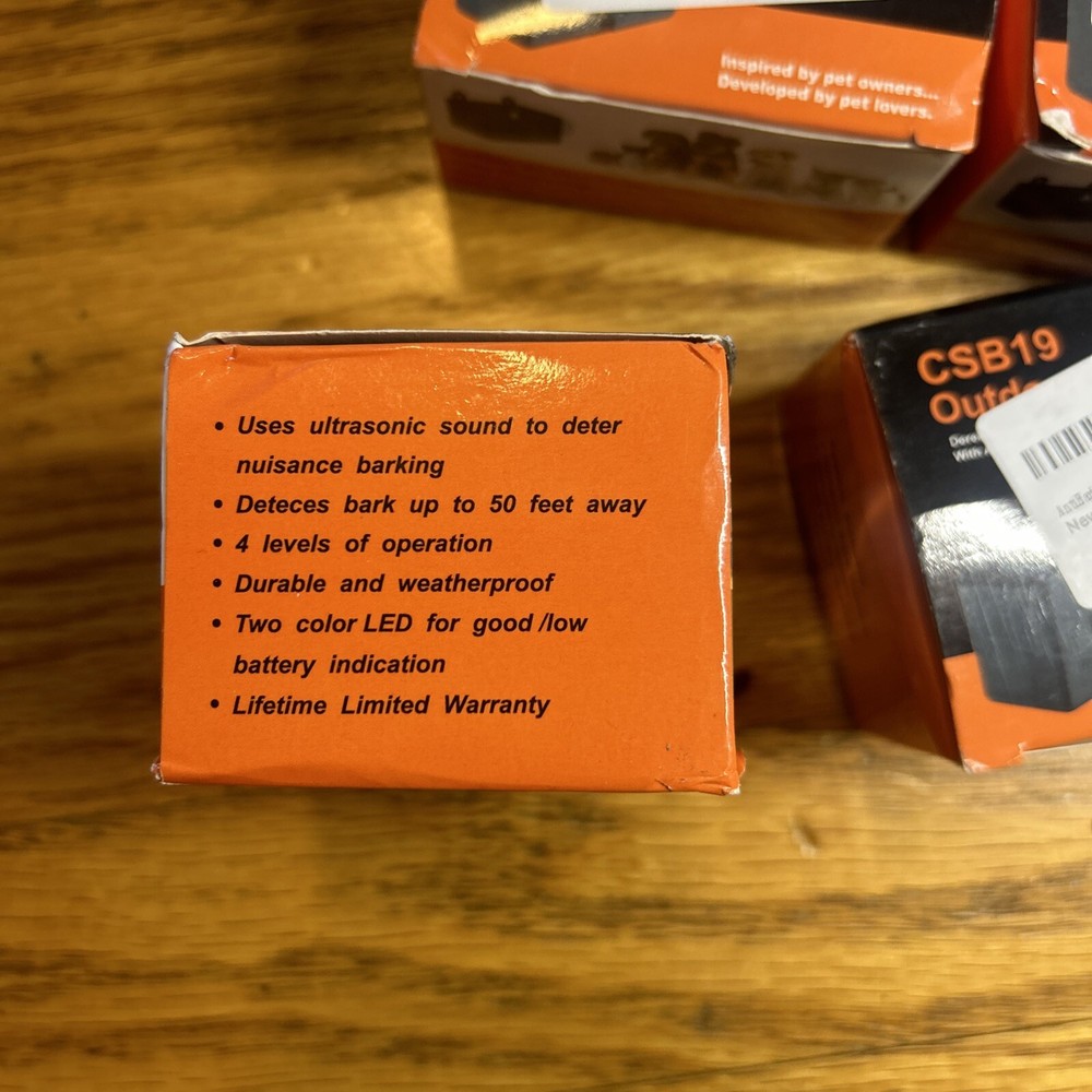 OUTDOOR BARK CONTROL CSB19 NEW IN BOX - 5pc