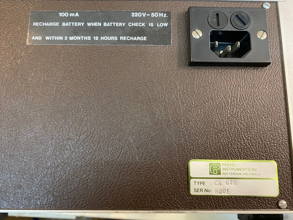 Peekel instruments strain indicator type CA690 / ca 690 instruments transducer