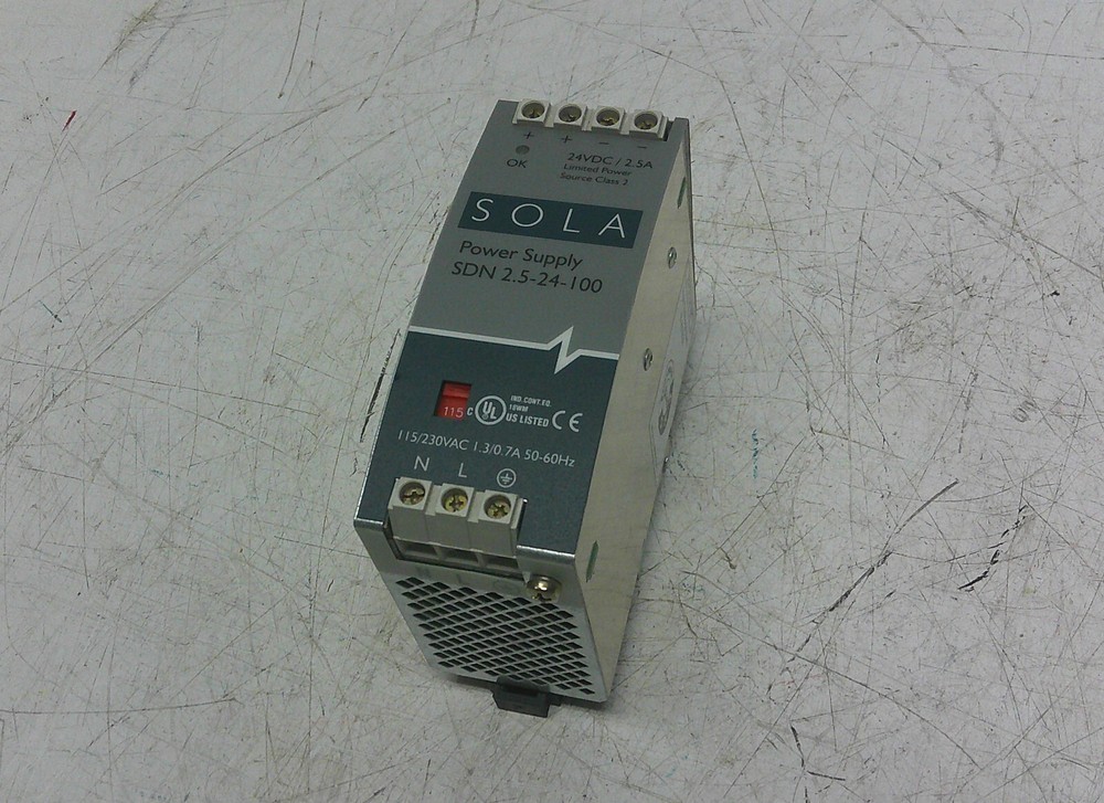 SOLA SDN 2.5-24-100 Power Supply Used