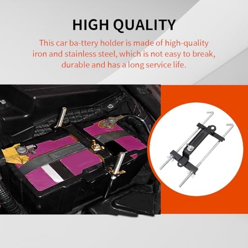 Adjustable Battery Hold Down, Universal Adjustable Battery Crossbar with J