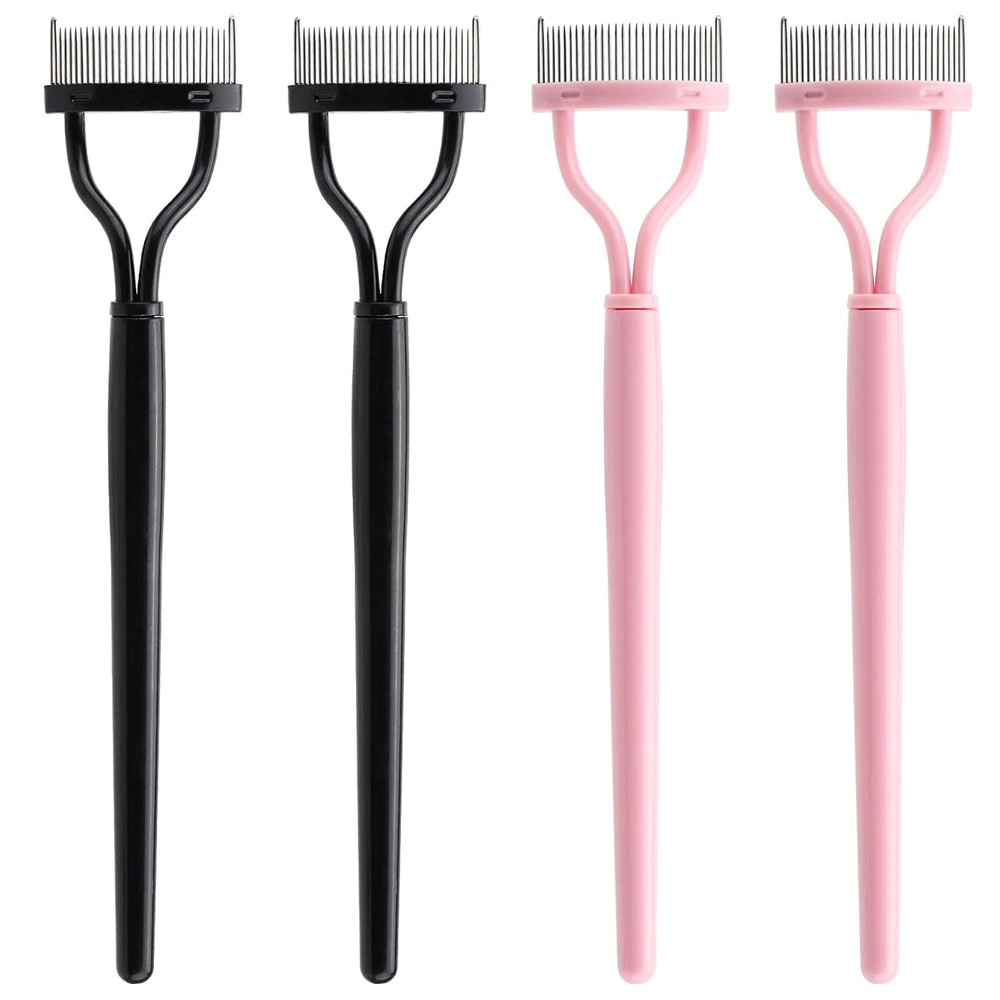 4 Pcs Eyelash Separator Tool Mascara Brushes Eyelash Comb Separator Definer Lash