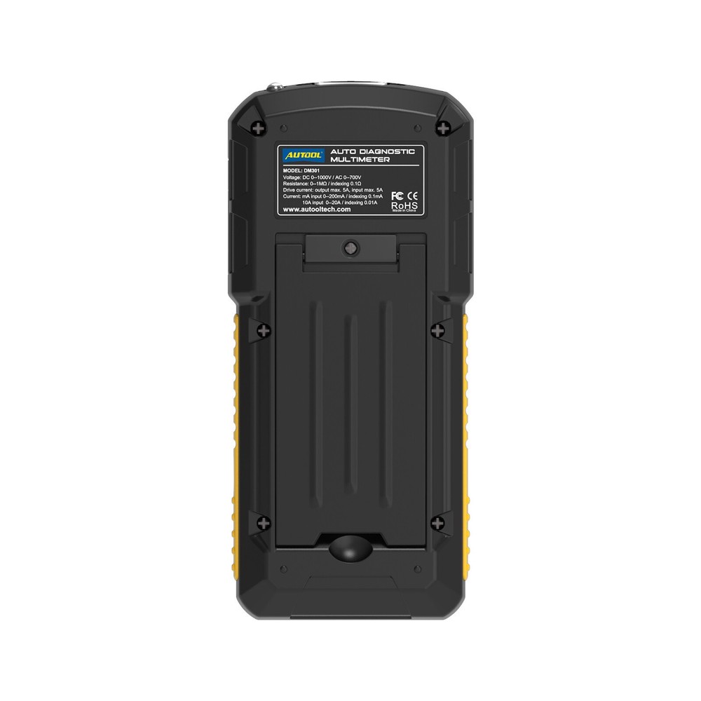 AUTOOL DM301 Digital Electrical Multimeter AC/DC Voltage Current Detector Kit US