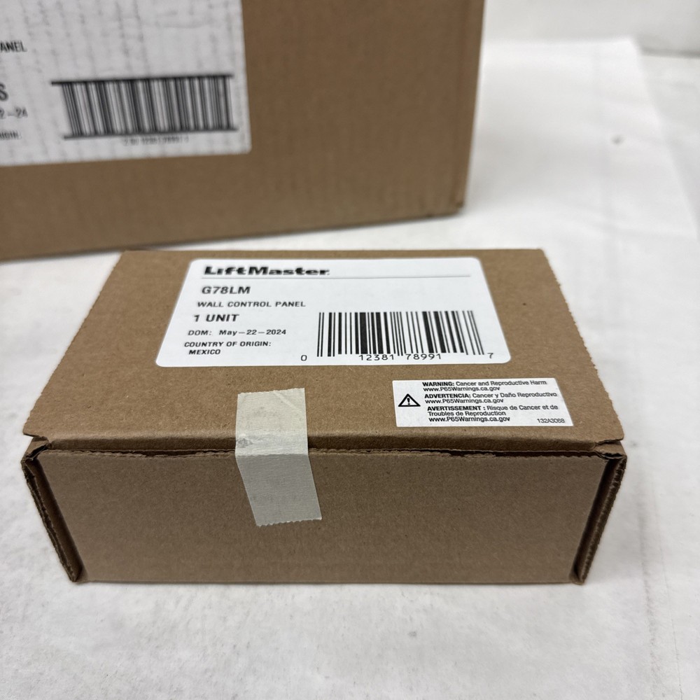 NIB - LiftMaster  Multi-Function Control Panel Light w/ Manual  # G78LM  78LM