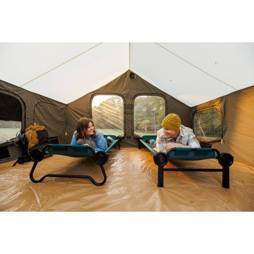 Large Portable Bunkable Green Cot System