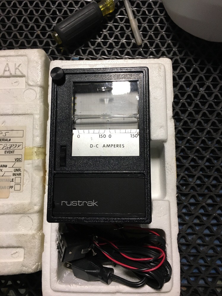 RUSTRAK D.C. SIGNAL CHART RECORDER FOR DC 0-100MV MODEL 291
