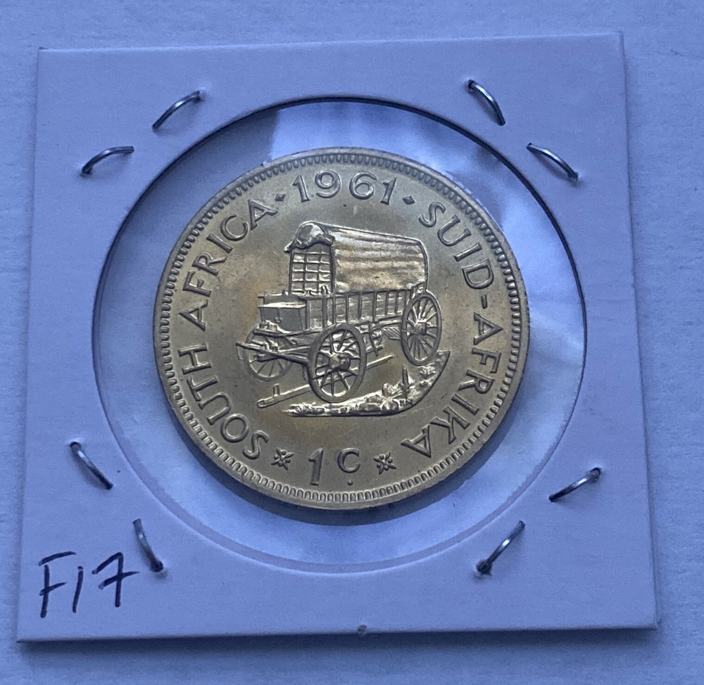 1961 South Africa 1 Cent Coin