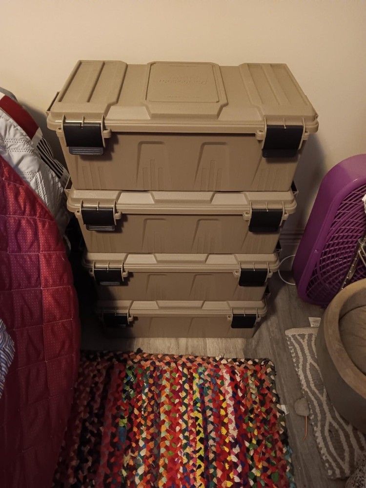 MTM Ammo Crate With Divided Storage Utility Box Stackable Large Ammunition Case