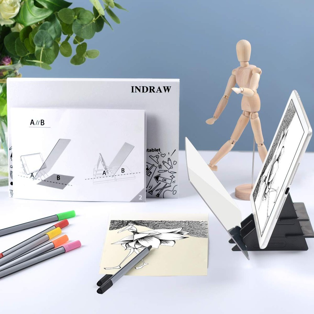 Optical Drawing Board Portable Image Drawing Board Tracing Drawing Projector ...