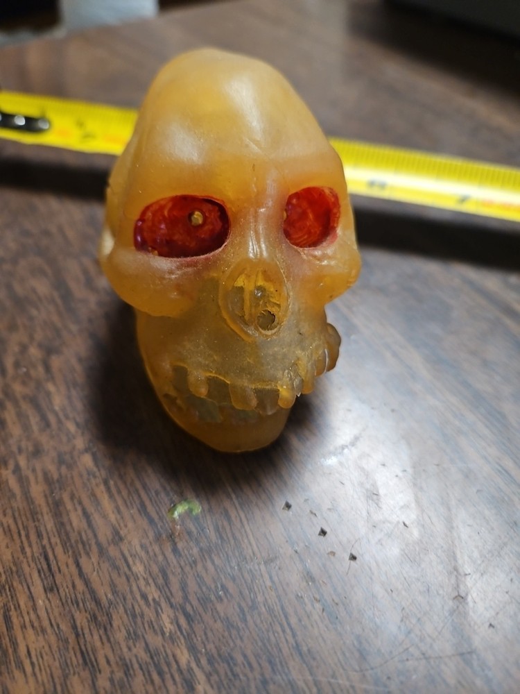 Vintage Rubber Skull Monster