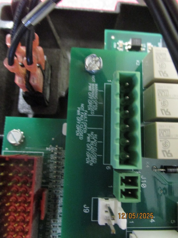 Nordson 3700V Hot Melt Adhesive System Component - Front Panel / Power Switch