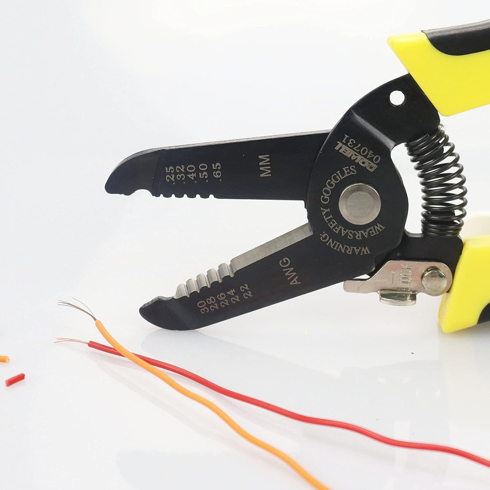 DOWELL 22-30 AWG Wire Stripping Tool Wire Stripper Cutter Pliers Tool Multi-Func
