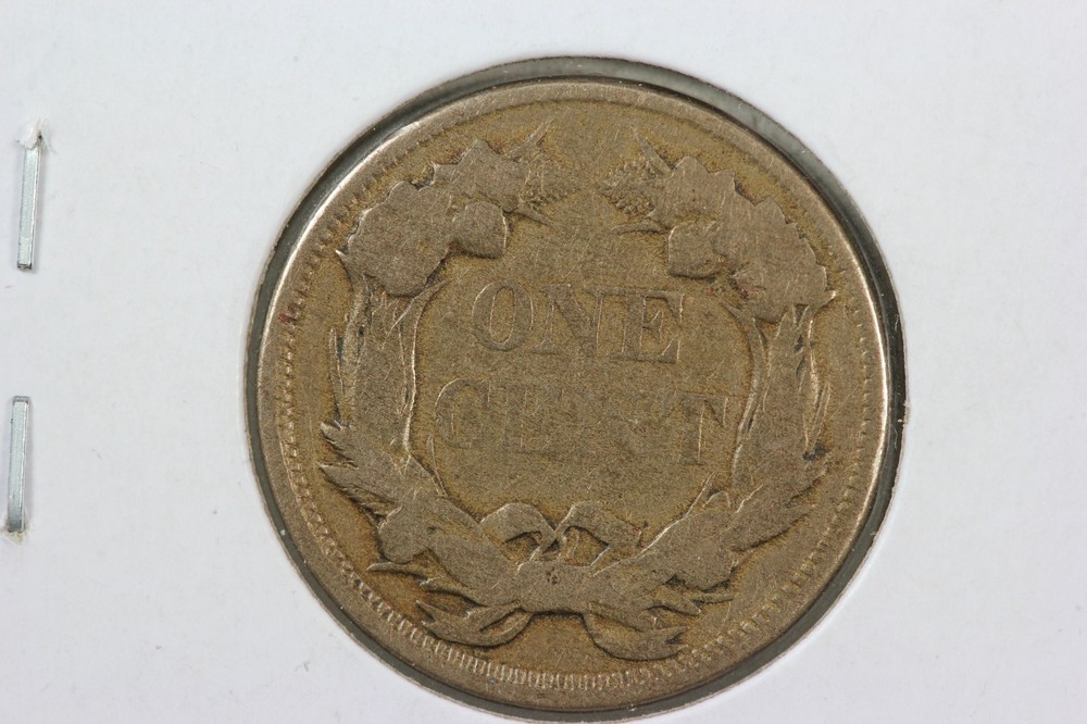 1858 Flying Eagle Cent Large Letter 67XJ
