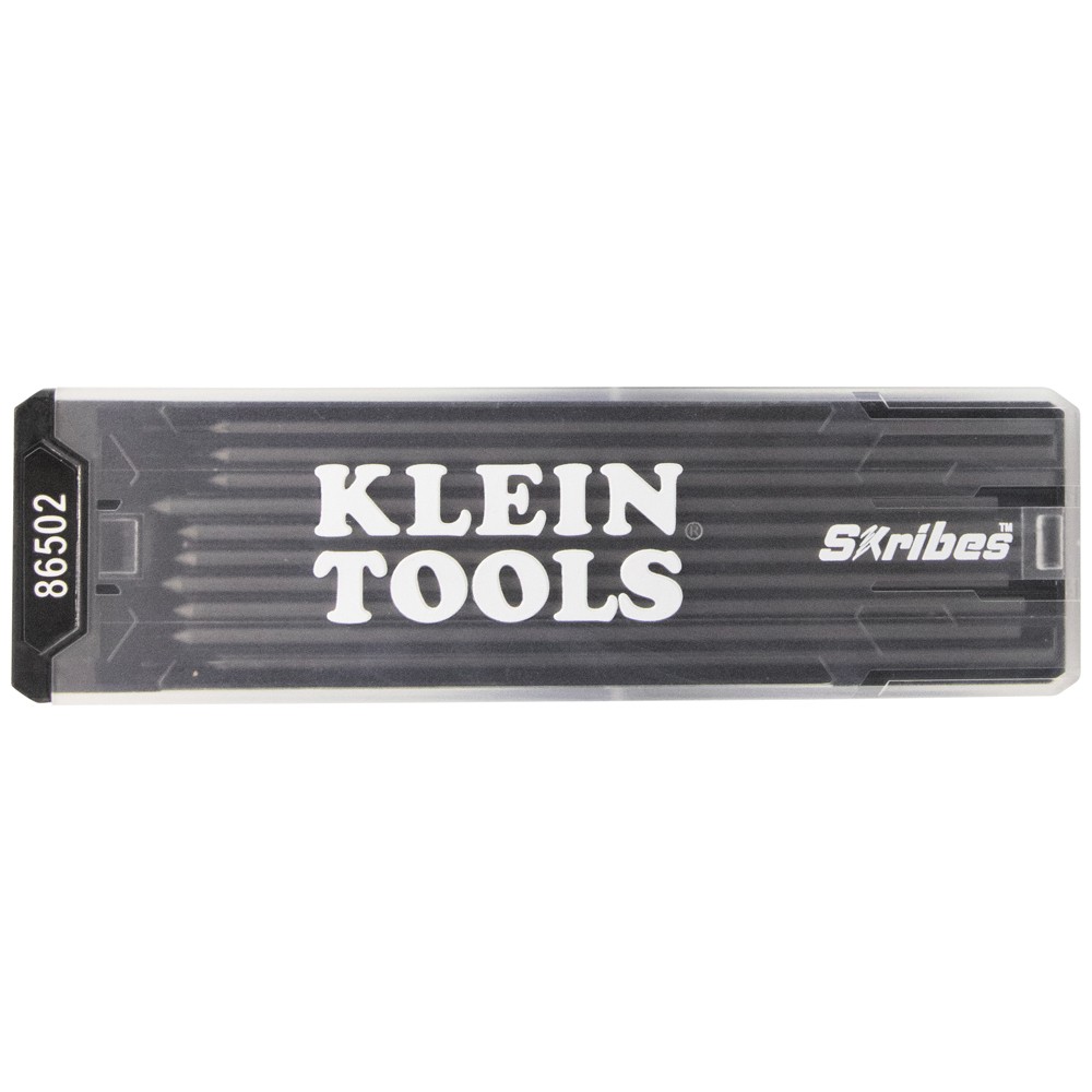 Klein Tools 86502 Skribes 2.8mm Graphite Replacement Leads Black 10-Pack