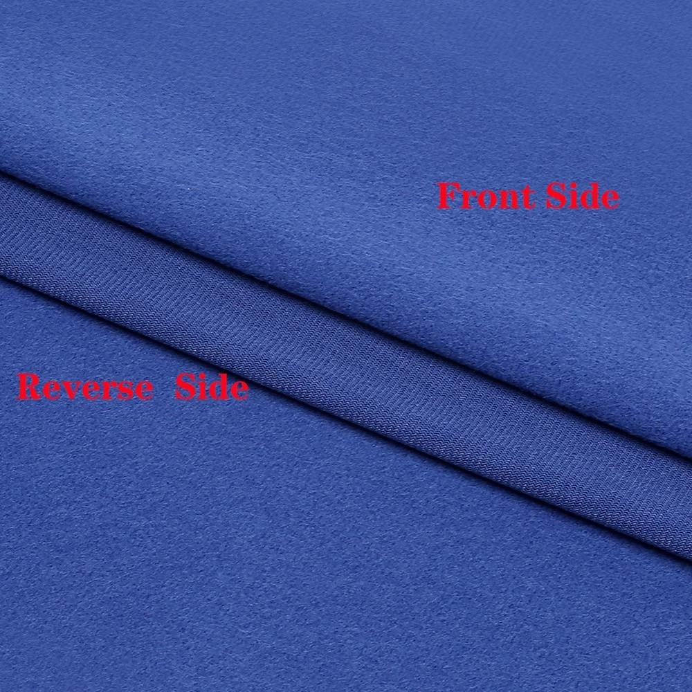 Billiard Cloth Pool Table Felt with 6 Cloth Strips for 9 Foot Table Blue 9ft