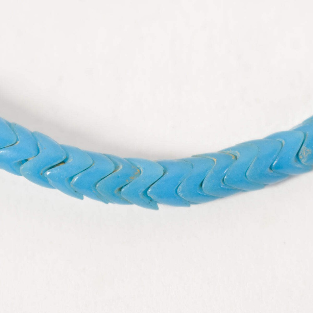 Snake Interlocking Blue Trade Beads