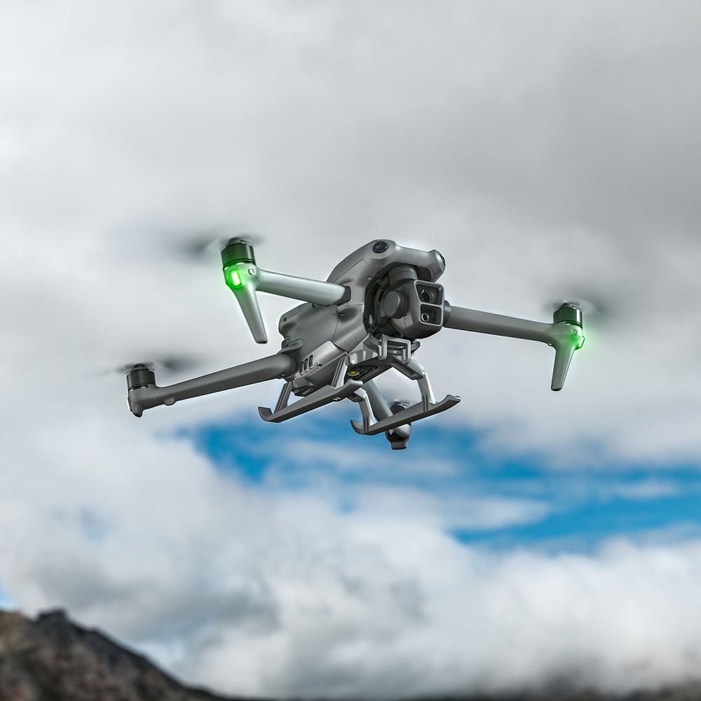 Foldable Extended Landing Gear Height Increase Buffer Training for Air 3 Drone