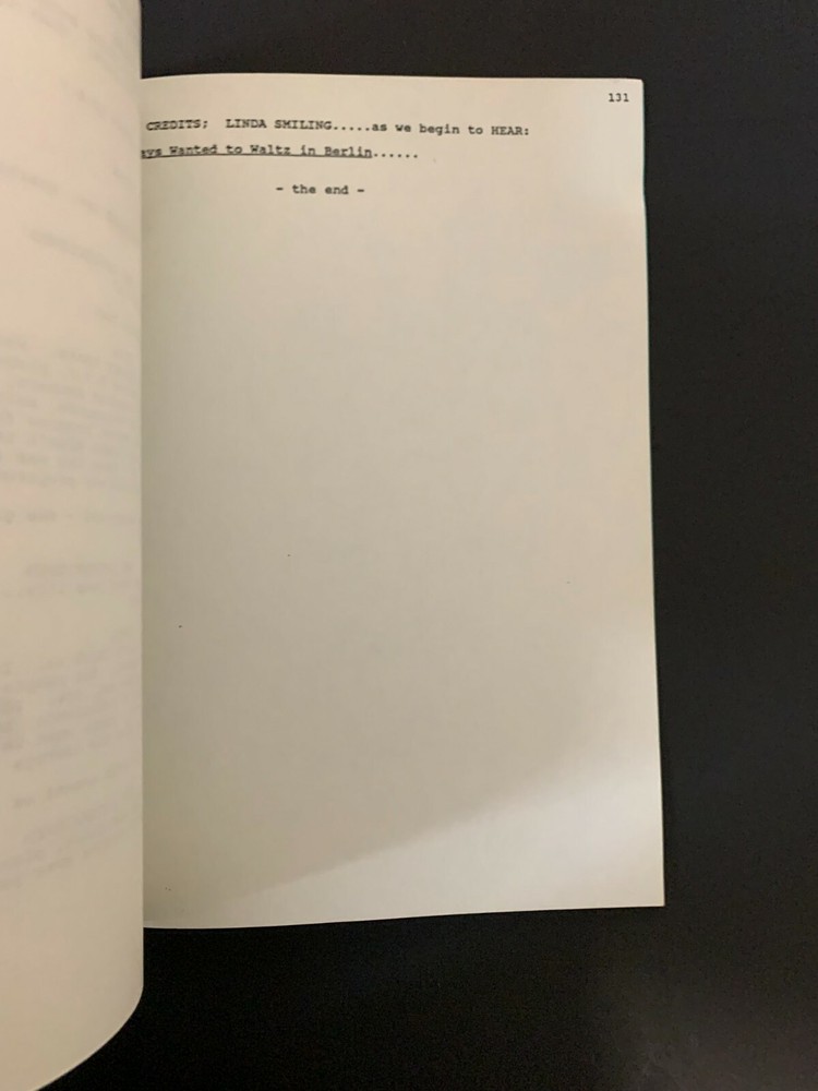 VTG Shining Through Movie Script Michael Douglas Melanie Griffith David Seltzer
