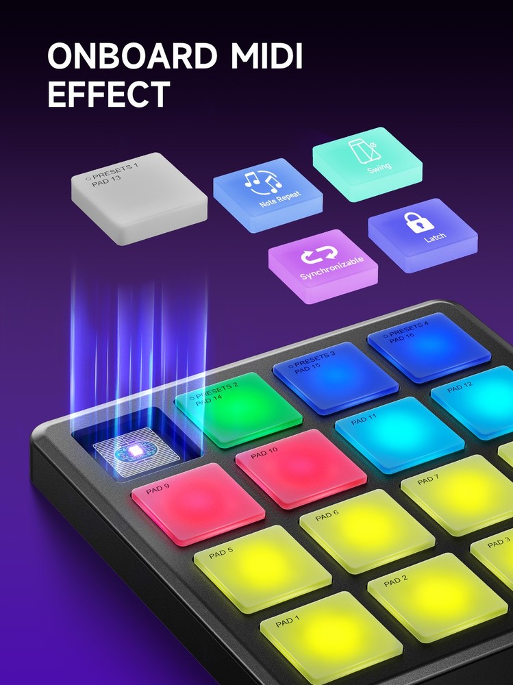 Donner Starrypad Series MIDI Pad Controller