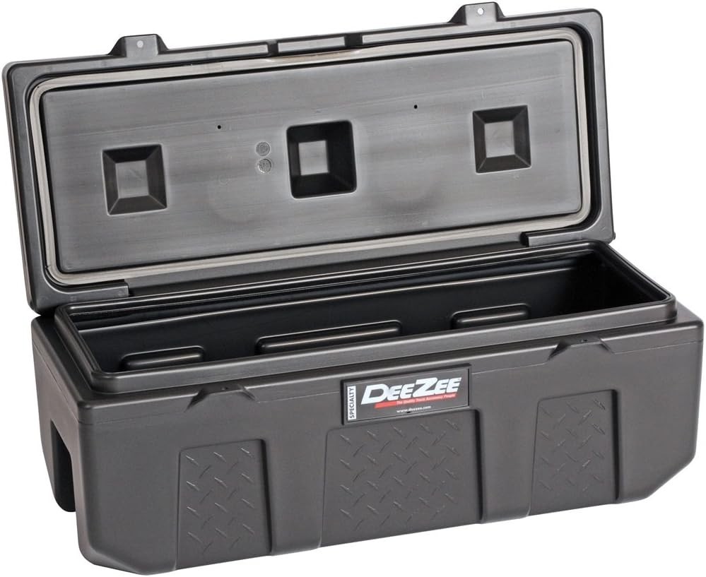 Lightweight & Durable Poly Plastic Storage Chest - 3.6 Cu. Ft. Capacity