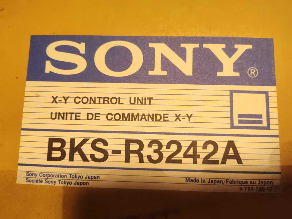 SONY BKS-R3242A, X-Y Control Unit