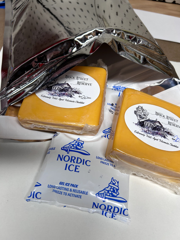 Wisconsin Aged 20-year-old Sharp Cheddar Cheese (2 pack = 15oz)