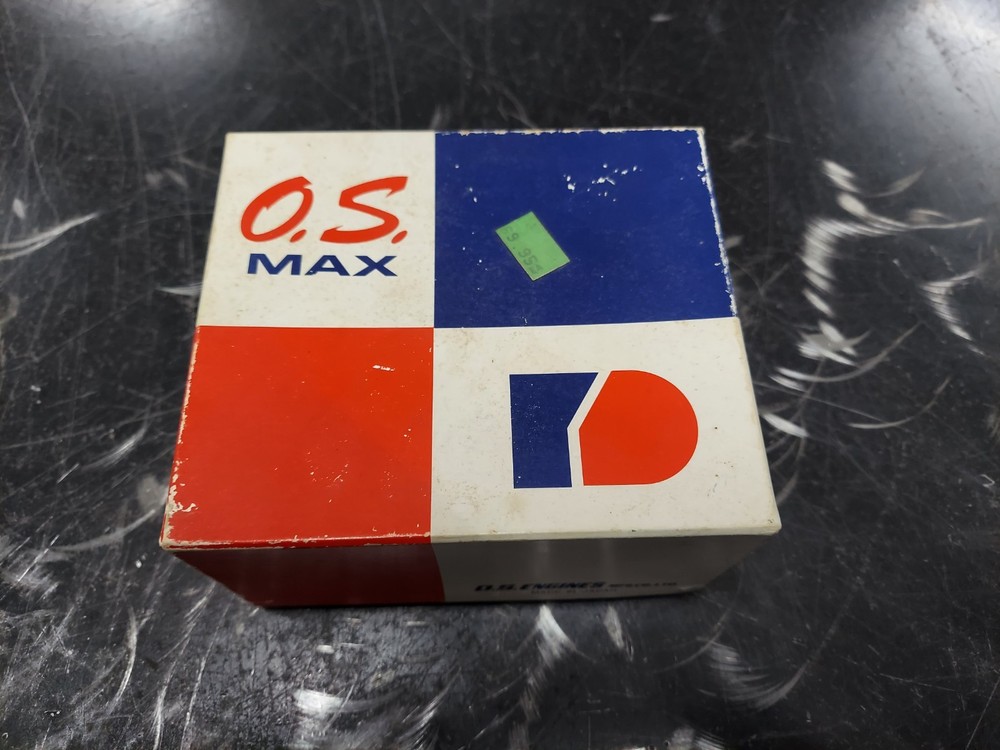 Vintage O.S. Max Engine Box Rc Car Rc Plain Nitro Patch Decals
