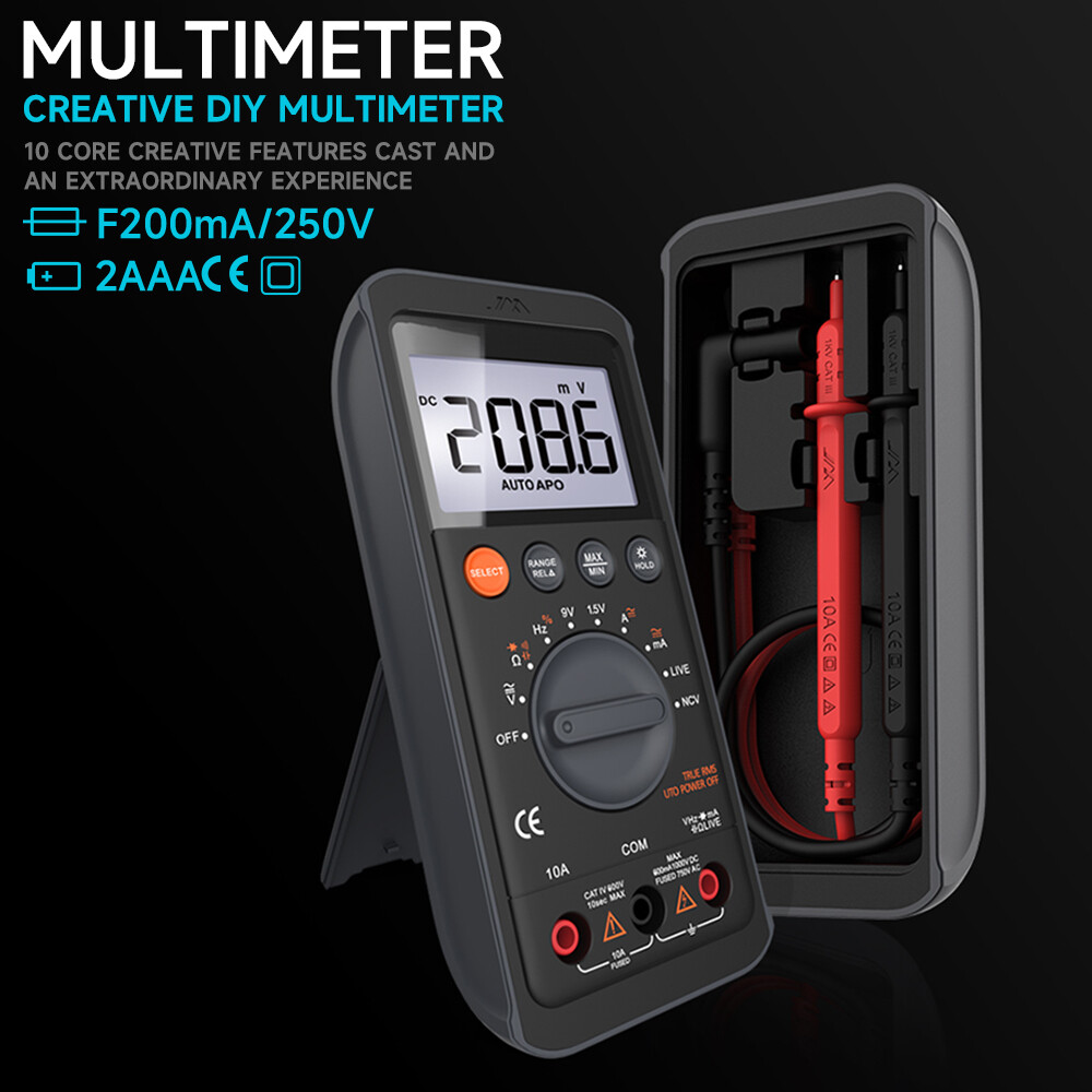 6000 Counts with DC/AC Voltmeter; Measures Voltage Digital Multimeter Tester#
