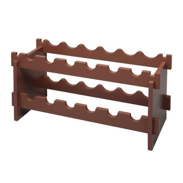 Wine Rack Stackable12 Bottles Wine Holder Wine Stand Countertop