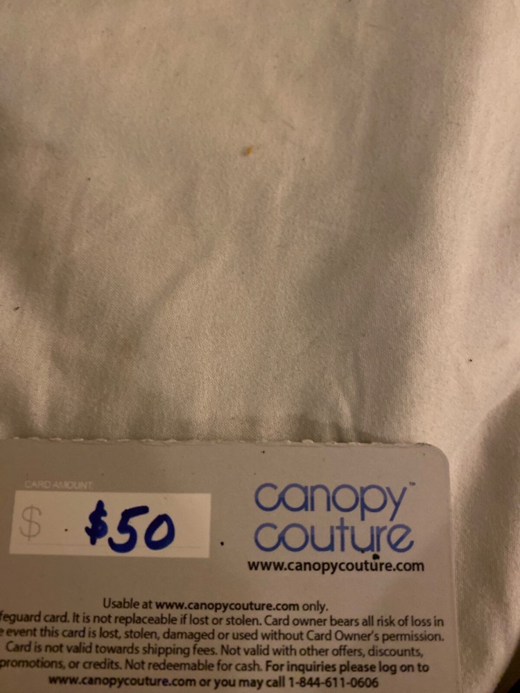 $50 Canopy Couture Gift Card